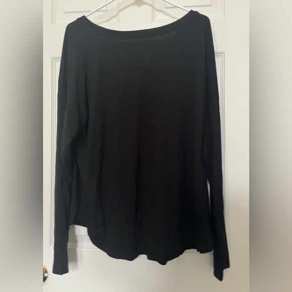 A New Day Women's Lightweight Long Sleeve Top Black sz XXL - Picture 3 of 4